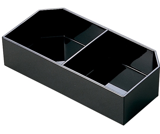 福井クラフト 縁高重用仕切 黒 21056770 1個（ご注文単位1個）【直送品】