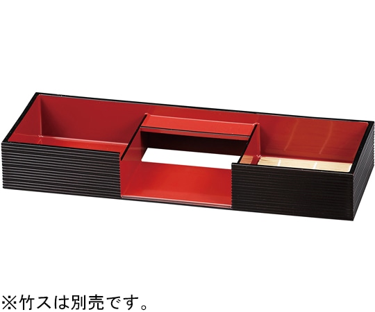 福井クラフト 神楽弁当用ワインパール内朱(二ッ切親) 23020645 1個（ご注文単位1個）【直送品】