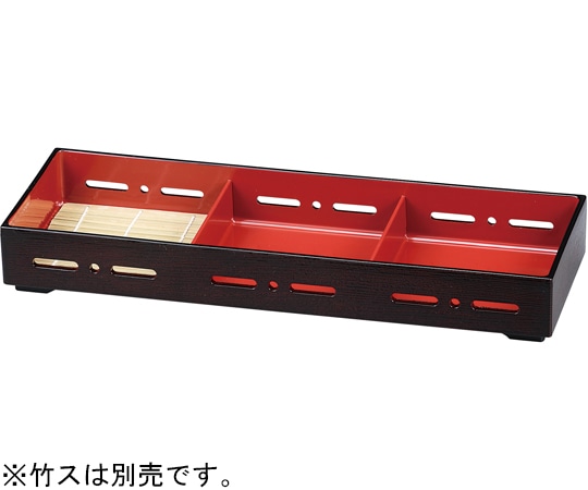 福井クラフト 尺3 大寿透かし三ッ親 溜内朱 70011300 1個（ご注文単位1個）【直送品】