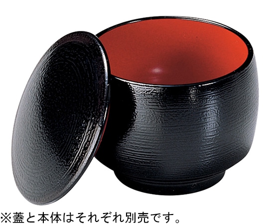 福井クラフト タイコ吸物椀 黒羽ケ目本体 38191241 1個（ご注文単位1個）【直送品】