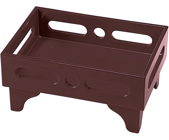 福井クラフト 5寸 長手すかし盛器 新溜 50028820 1個（ご注文単位1個）【直送品】