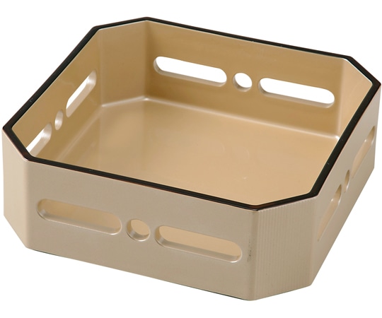 福井クラフト 6寸 隅切角すかし箱 パールシルバー天べっ甲 55204680 1個（ご注文単位1個）【直送品】