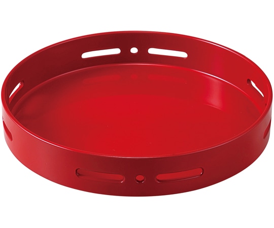 福井クラフト 6寸 丸すかし盛器 赤二度塗り 55204710 1個（ご注文単位1個）【直送品】