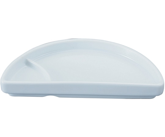 福井クラフト 有田焼6寸 千代口付半月皿 太白 50000260 1個（ご注文単位1個）【直送品】