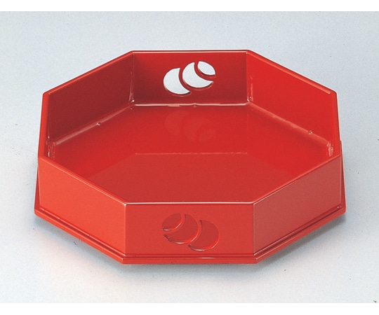 福井クラフト 6.5寸 ツボツボ八角盛器 朱 51306070 1個(ご注文単位1個)【直送品】