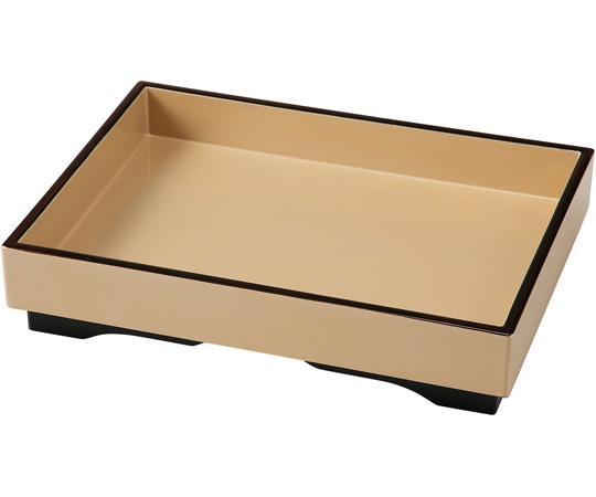 福井クラフト 7.5寸 長角山路盛器 パールシルバー天べっ甲 55204763 1個（ご注文単位1個）【直送品】