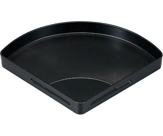 福井クラフト 扇面すかし盛器 黒(大) 51011660 1個（ご注文単位1個）【直送品】