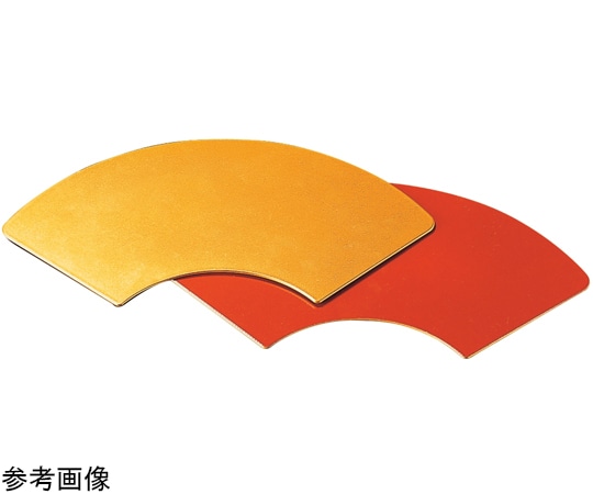 福井クラフト 扇面すかし(小)用敷板 金粉蒔/朱 51306430 1個（ご注文単位1個）【直送品】