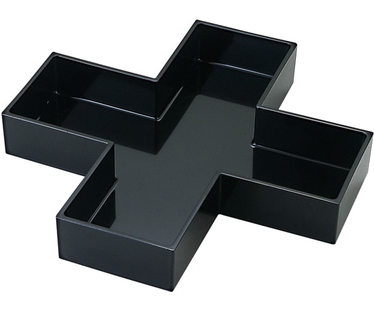 福井クラフト A 207×207 十字箱(玉手重用)黒 41320450 1個（ご注文単位1個）【直送品】