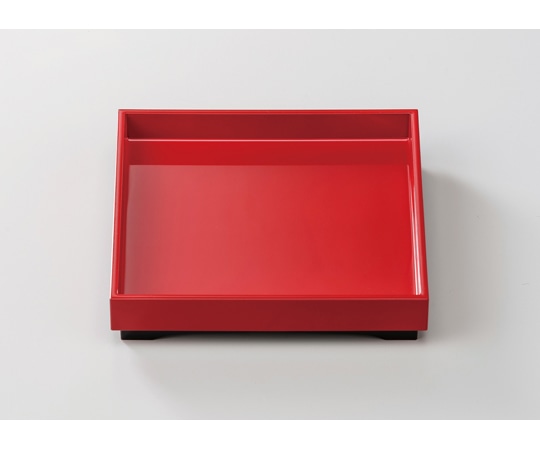 福井クラフト 7寸 山路盛器 朱(二度塗り) 15054900 1個（ご注文単位1個）【直送品】