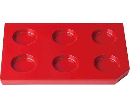 福井クラフト 耐熱サークルシックスプレート 紅朱 83310120 1個（ご注文単位1個）【直送品】