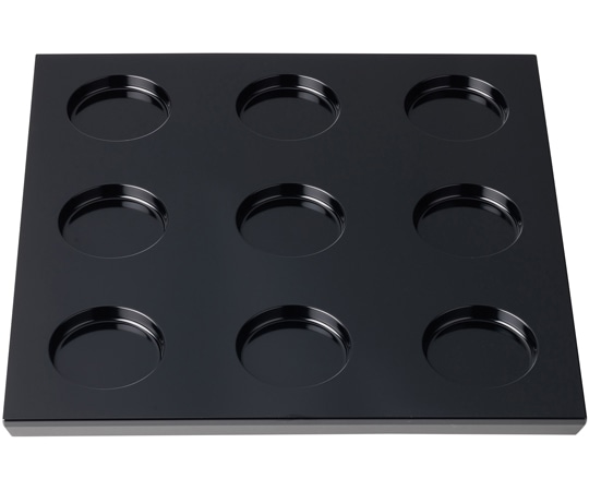 福井クラフト 耐熱サークルナインプレート ブラック(八分艶) 83320340 1個（ご注文単位1個）【直送品】