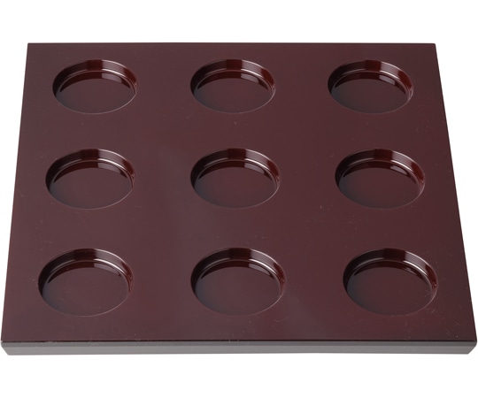 福井クラフト 耐熱サークルナインプレート 新溜 50023275 1個（ご注文単位1個）【直送品】