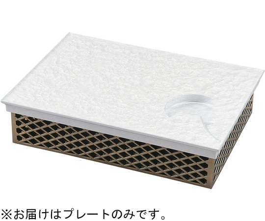 福井クラフト 耐熱月山プレート ホワイトアクア 83310170 1個（ご注文単位1個）【直送品】