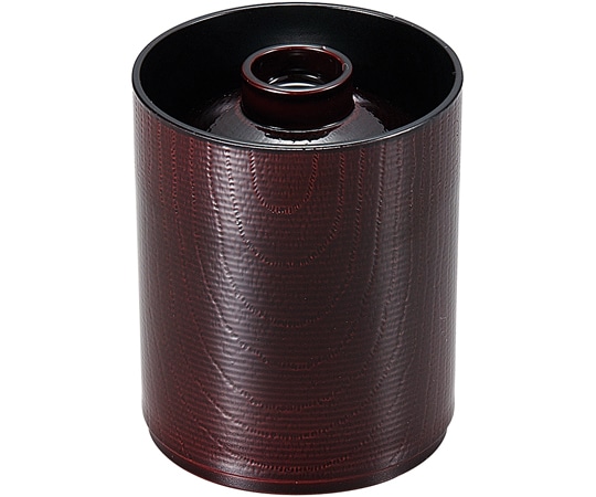 福井クラフト 耐A筒型落し蓋箸洗い椀(蓋親)溜内黒 37002380 1個（ご注文単位1個）【直送品】