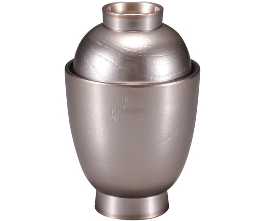 福井クラフト つぼね木目小吸椀(蓋親)銀透き 31007180 1個（ご注文単位1個）【直送品】