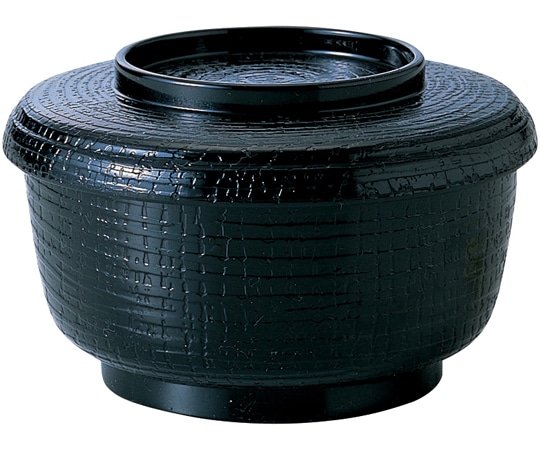 福井クラフト ケヤキ割子(小)(蓋親)黒(内黒)セット 32603280 1個（ご注文単位1個）【直送品】