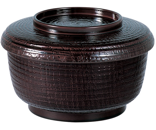 福井クラフト 耐熱ケヤキ割子(小)溜内朱塗(蓋親) 12033970 1個（ご注文単位1個）【直送品】