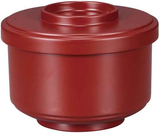 福井クラフト TAミニ柾無地割子 艶消し吟朱内黒 31000975 1個（ご注文単位1個）【直送品】