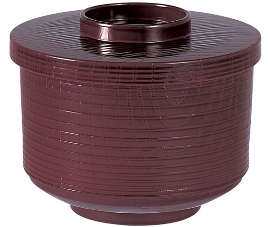 福井クラフト 柾目割子 溜(内朱) 39020420 1個（ご注文単位1個）【直送品】