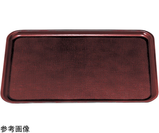 福井クラフト 耐熱FRP)新尺4 長手布目盆 溜SL 15150700 1個（ご注文単位1個）【直送品】