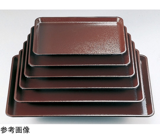 福井クラフト 耐熱FRP)尺5 木目長手盆 茶SL 16010830 1個（ご注文単位1個）【直送品】