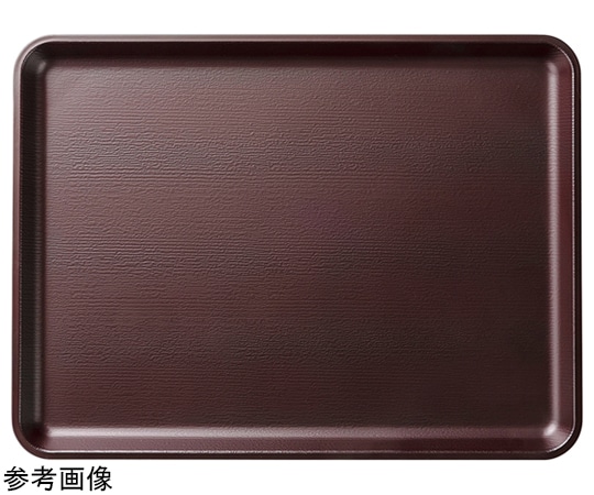 福井クラフト 耐熱AP 尺4 柾木目長角トレー 艶消新溜弱SL 51366230 1個（ご注文単位1個）【直送品】