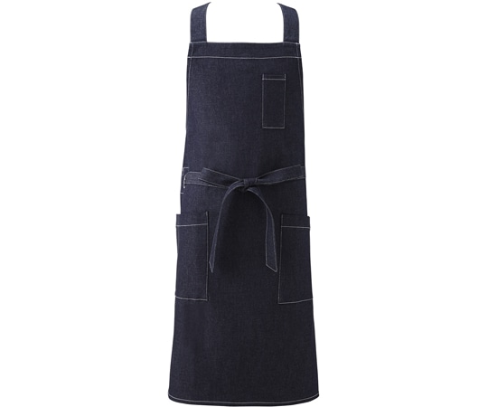興栄繊商 胸当てデニムエプロン メンズ インディゴブルー フリー MD90 1枚(ご注文単位1枚)【直送品】