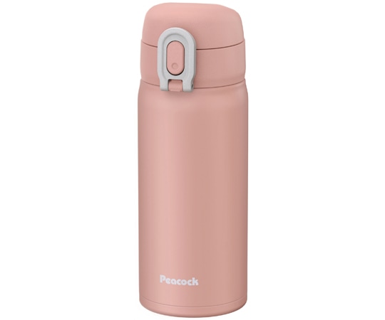 ピーコック魔法瓶工業 ステンレスボトル ワンタッチマグタイプ ダスティピンク AKT-35 PD 1個(ご注文単位1個)【直送品】