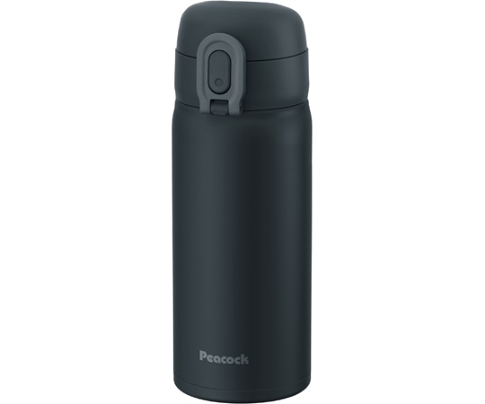 ピーコック魔法瓶工業 ステンレスボトル ワンタッチマグタイプ チャコールグレー AKT-35 HCH 1個(ご注文単位1個)【直送品】