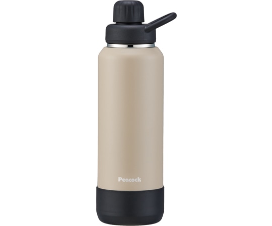 ピーコック魔法瓶工業 ステンレスボトル ストレートドリンクタイプ ベージュ AJL-R100 CA 1個(ご注文単位1個)【直送品】
