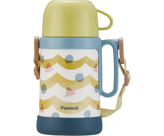 ピーコック魔法瓶工業 ステンレスボトル(キッズ・ベビー用)2WAYタイプ イエロー ASN-W50 Y 1個(ご注文単位1個)【直送品】