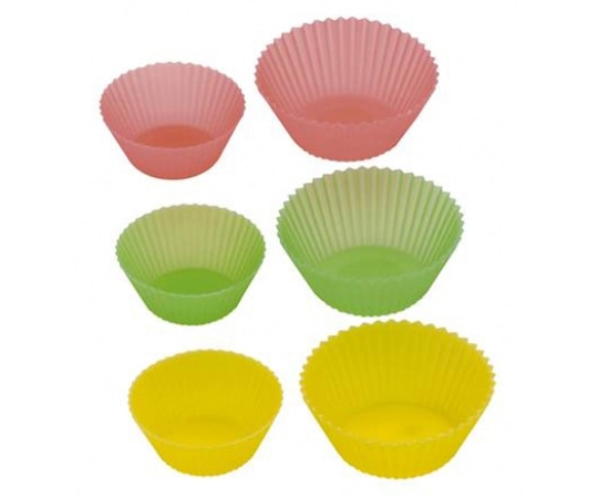 岡部洋食器製作所 シリコンマフィンカップ ブリスター 1セット(6個入) MC-06 1セット(ご注文単位1セット)【直送品】