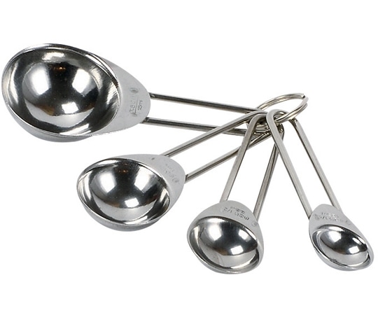 パール金属 量HAKARI ステンレス製コンパクト計量スプーン  1セット(4本入) CC1522 1セット(ご注文単位1セット)【直送品】