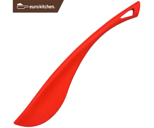 ユーロキッチン シリコーン製リーフィースパチュラ 赤  1本(ご注文単位1本)【直送品】