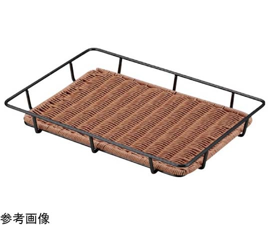 アズワン 黒スチール パンラック・パントレー付(ブラウン)600×400×50mm(60型) BB-816-BR 1個（ご注文単位1個）【直送品】