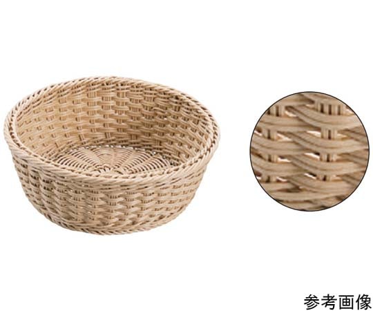 プリート プリートPP丸型バスケット(ナチュラル)φ305×110mm(30型) DS106-30-NA 1個（ご注文単位1個）【直送品】