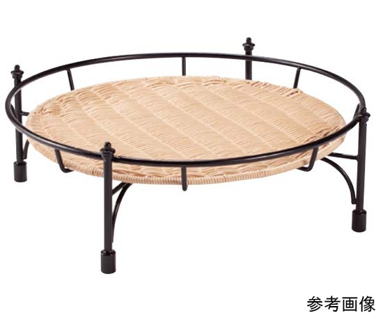 プリート プリート 積み重ねスタンド丸(ナチュラル)低 DS514-16-NA 1個（ご注文単位1個）【直送品】