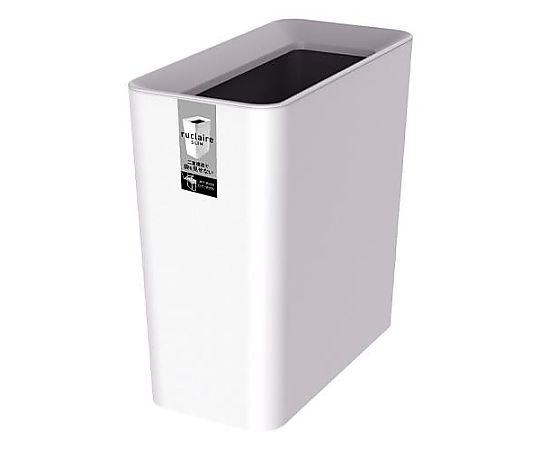 アズワン 315x155x317mm/9.5L ダストボックス(スリム/白/6個) EA995AA-615 1セット(ご注文単位1セット)【直送品】