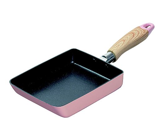 パール金属 ナチュラルクックピュア ふっ素加工IH対応 玉子焼 13×18cm ピンク HB6660 1枚（ご注文単位1枚）【直送品】