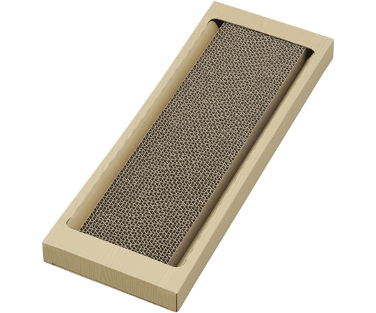 アイリスオーヤマ 猫の爪とぎ スリムタイプ ナチュラル NTST-1P 1個（ご注文単位1個）【直送品】