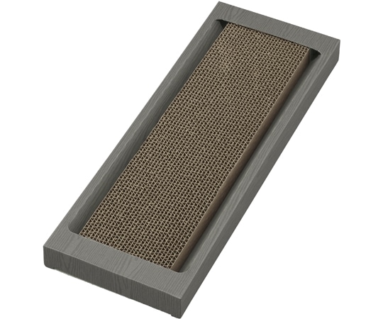 アイリスオーヤマ 猫の爪とぎ スリムタイプ ブラウン NTST-1P 1個（ご注文単位1個）【直送品】