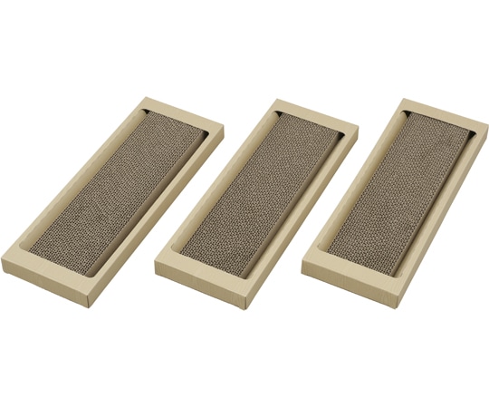 アイリスオーヤマ 猫の爪とぎ スリムタイプ ナチュラル NTST-3P 1個（ご注文単位1個）【直送品】