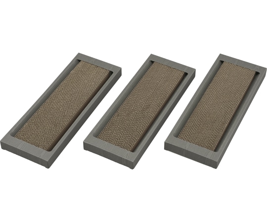 アイリスオーヤマ 猫の爪とぎ スリムタイプ ブラウン NTST-3P 1個（ご注文単位1個）【直送品】