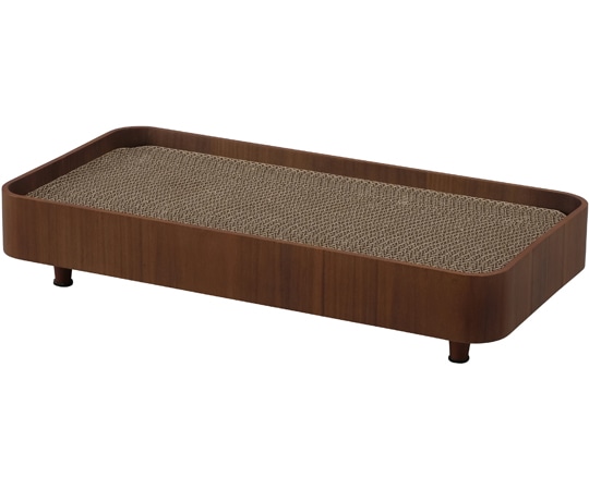 アイリスオーヤマ プライウッド爪とぎケース ウォールナット PW-TC50 1個（ご注文単位1個）【直送品】