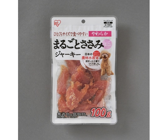 アイリスオーヤマ まるごとささみジャーキー やわらかミニ100g 100g P-IJ-HT100 1個（ご注文単位1個）【直送品】