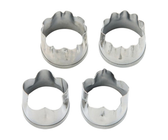 タイガークラウン STビスケット抜型 小 4P 1セット(4個入) #124 1セット（ご注文単位1セット）【直送品】