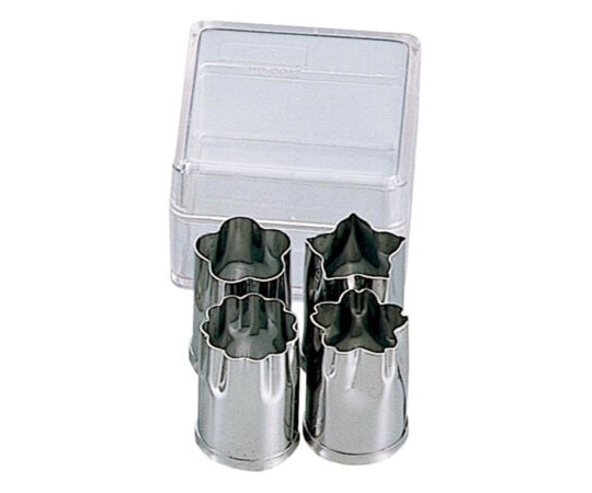 タイガークラウン Pケース入 野菜抜型 小 4P #529 1セット（ご注文単位1セット）【直送品】