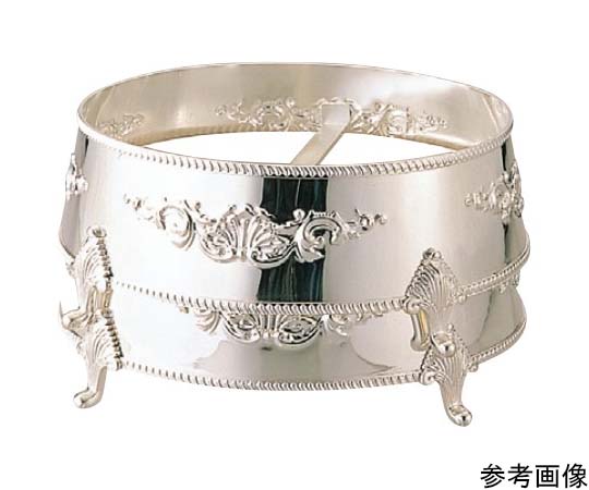 アズワン 洋白丸皿飾台 26インチ用  1個（ご注文単位1個）【直送品】