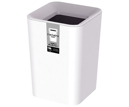 アズワン 142x142x206mm/2.0L ダストボックス(ミニ/白/8個) EA995AA-617 1セット(ご注文単位1セット)【直送品】